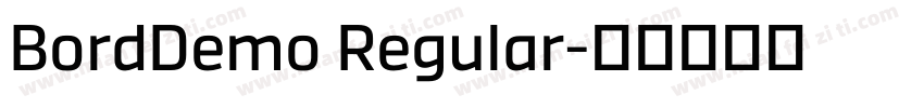 BordDemo Regular字体转换